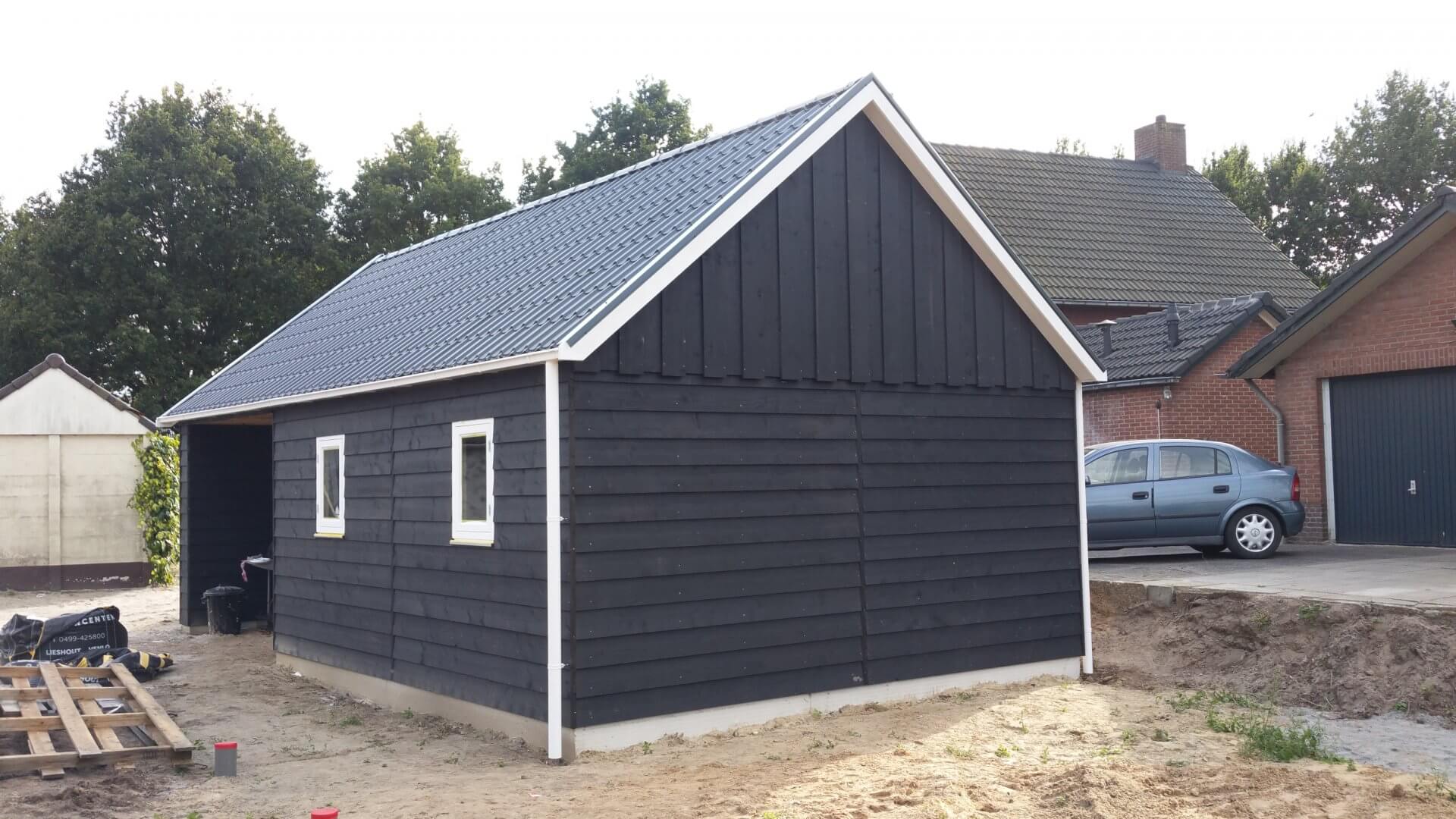 Houten garage Eindhoven BW Bouw
