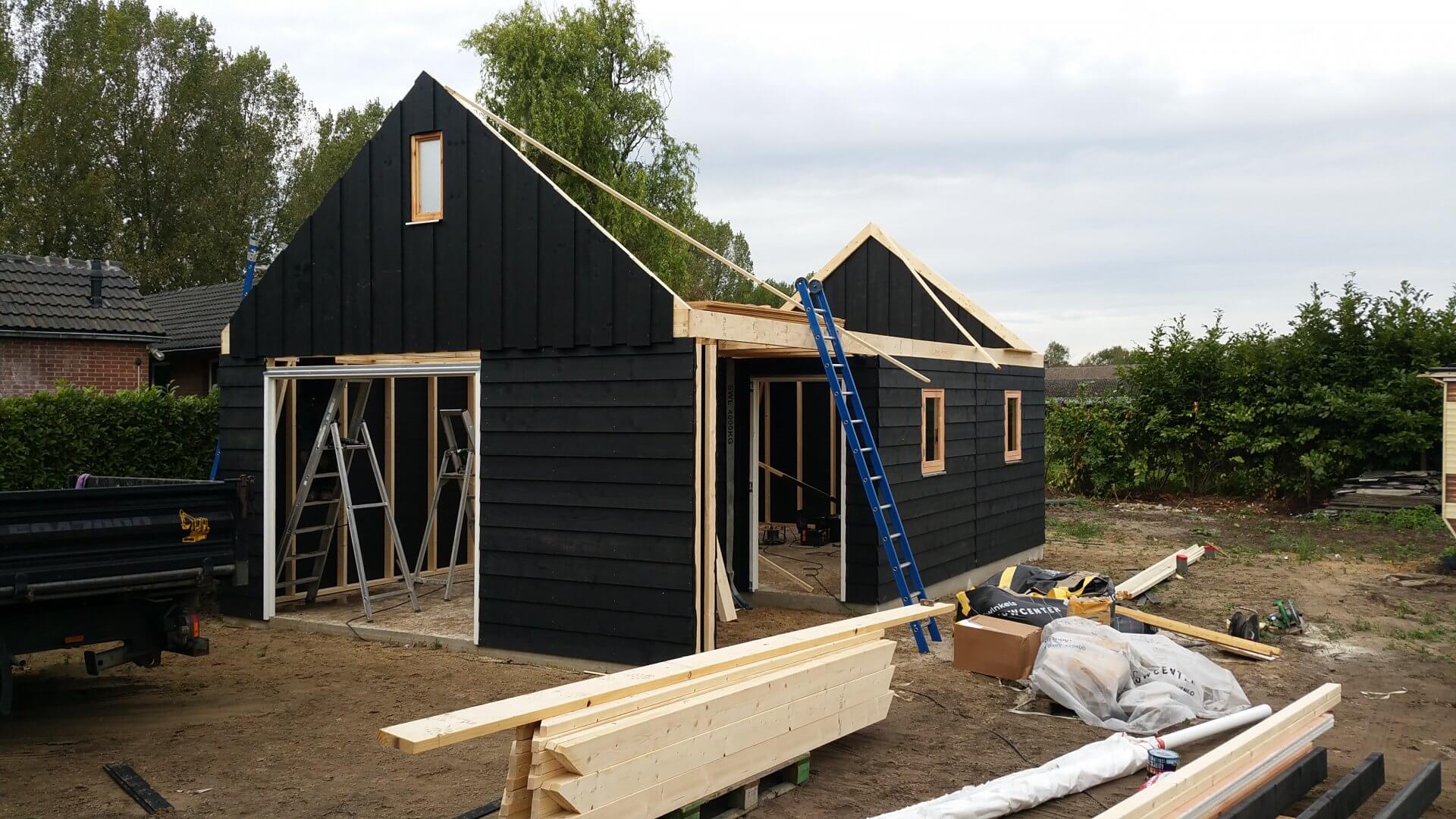 Houten garage Eindhoven BW Bouw