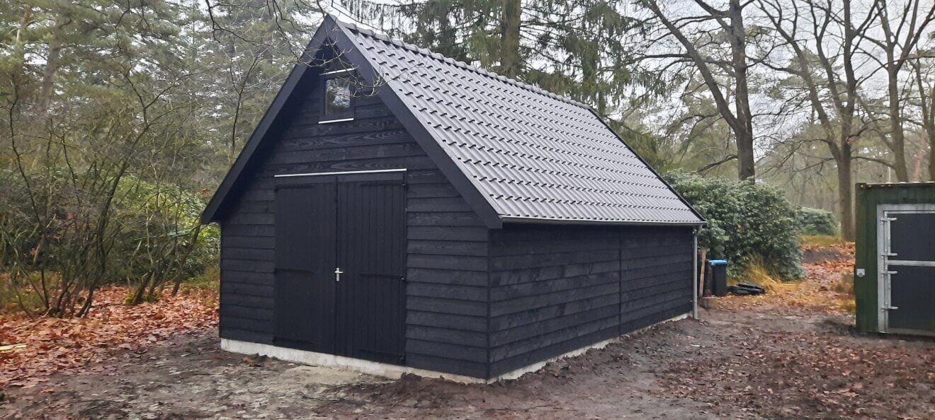 Houten schuur Emma